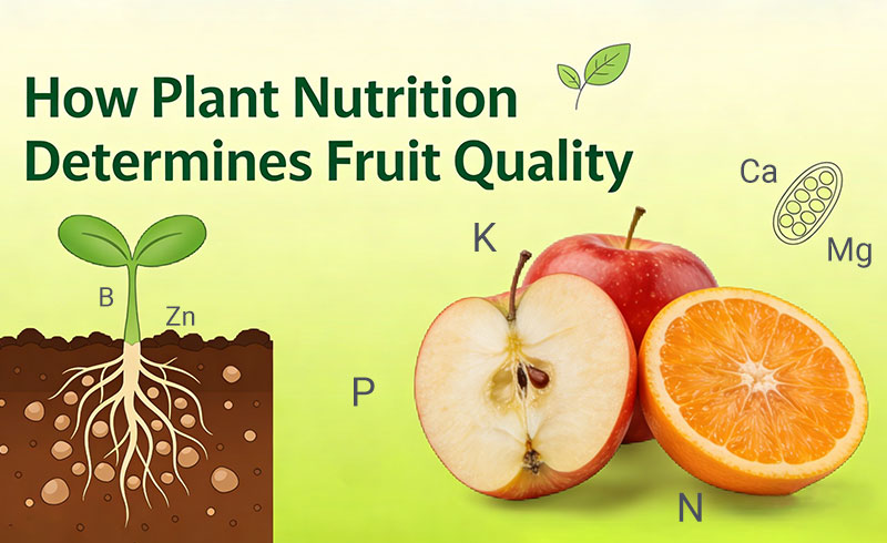 Come la nutrizione delle piante determina la qualit&agrave; dei frutti