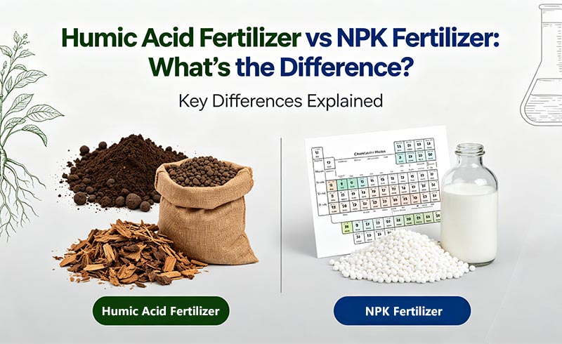 Fertilizante con &aacute;cido h&uacute;mico versus fertilizante NPK: &iquest;Cu&aacute;l es la diferencia?