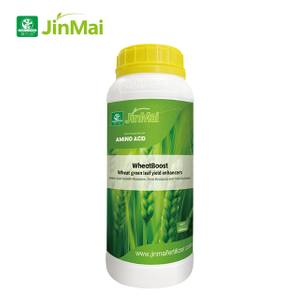 Fertilizante intensificador de rendimento de folhas verdes de trigo