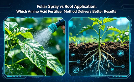 Pulv&eacute;risation foliaire ou application racinaire Quelle m&eacute;thode d'engrais aux acides amin&eacute;s donne de meilleurs r&eacute;sultats.jpg