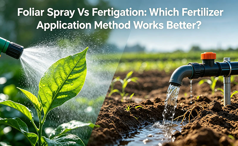 Blattspray vs. Fertigation: Welche Methode zur D&uuml;ngung funktioniert besser?